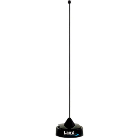 Laird Technologies - 152-162 MHz Unity Gain 1/4 Wave Antenna - Black