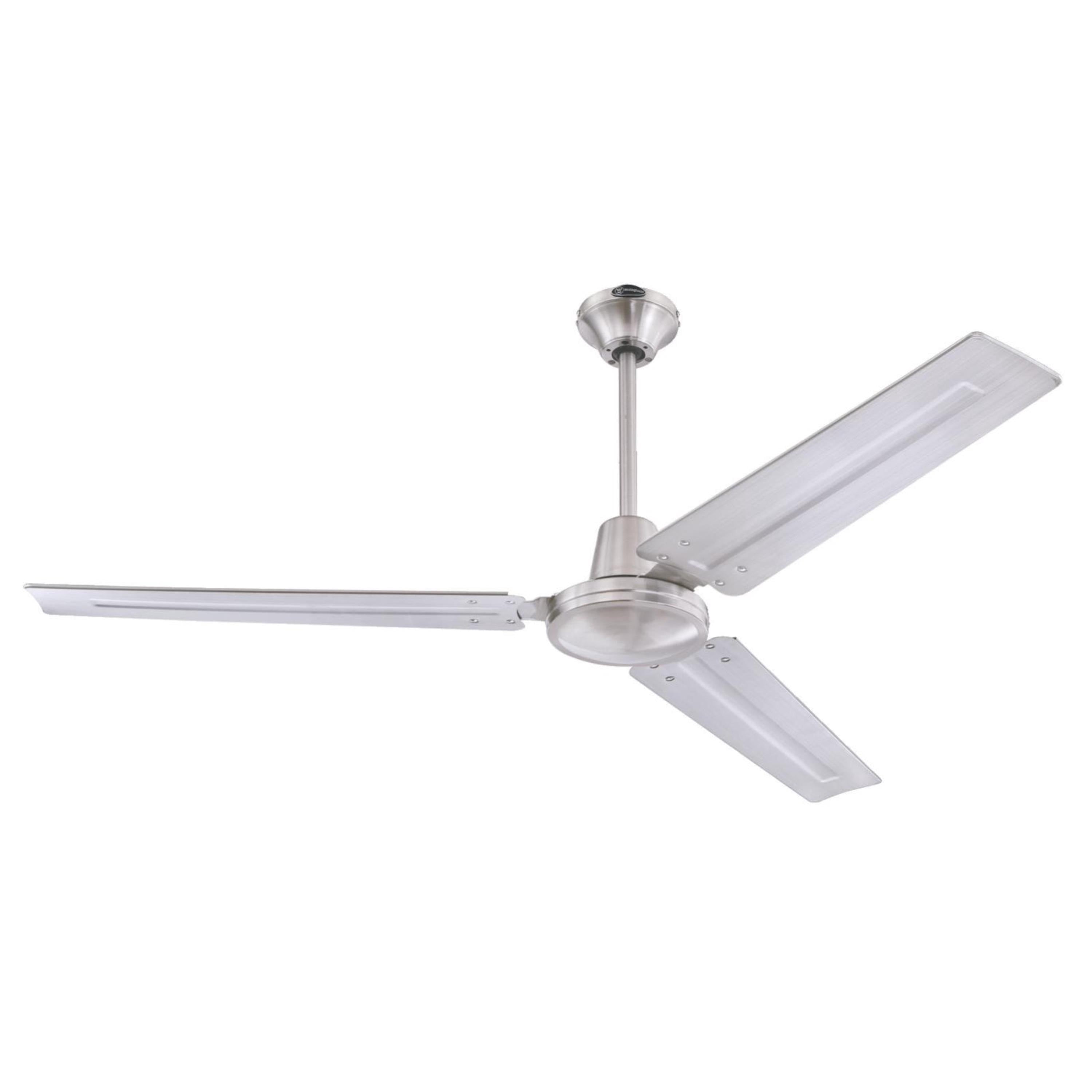 Westinghouse Lighting Jax 56'' Brushed Nickel Industrial Ceiling Fan Indoor with Remote Control