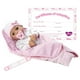 Photo 1 of Adora Adoption Baby Precious 16 Inch Vinyl Girl Newborn Weighted Soft Cuddle Body Baby Doll Toy Gift Set with Open Close Brown Eyes for 3 Year old kids and up