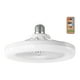 thumbnail image 4 of Lámpara de ventilador de techo, luces de techo E27, ventilador de techo LED con luz, lámpara de ventilador silenciosa Blanco, 4 of 9
