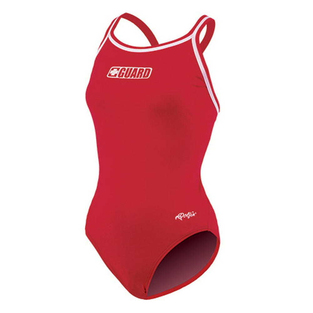 DOLFIN Lifeguard Swimsuits - Female DBX Back Polyester - Walmart.com ...