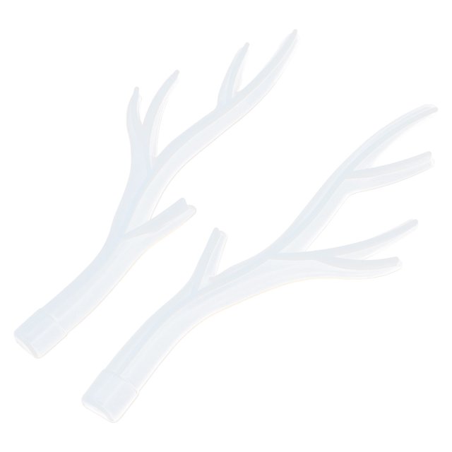 Crafts Decor, Beautiful Deer Horn Stand Molds 2Pcs Flexible For Jewelries Storage For DIY Decorations