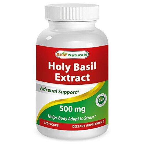 Best Naturals Holy Basil Extract 500 mg 120 VCaps