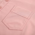 thumbnail image 6 of zaveiop Womens High Waist Button Stretchy Work Pants Straight Leg Office Dress Pant Business Casual Trousers with Pocket (Pink, XL), 6 of 9