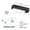 black printer + 3 rolls thermal paper, variant on Phomemo M833 Wireless Thermal Printer, 304DPI Portable Printer, Compatible with Smartphones, Pads And Computers, Support 8.5'' X 11'' US Letter & A4, Inkless Mobile Printer for Travel, Office, School