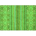 thumbnail image 1 of Ahgly Company Indoor Rectangle Abstract Green Modern Area Rugs, 7' x 9', 1 of 4