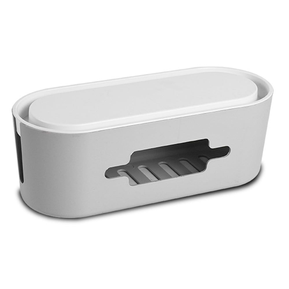 Cable Management Box Cord Storage Organizer Power Strips Hider TV
