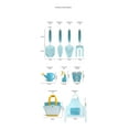 thumbnail image 4 of 9pcs Kids Gardening Tools Children Outdoor Planting Toy Kit With Storage Bag, 4 of 4
