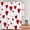 Varicolored, variant on Red Heart Shower Curtain, Polka Dot Sweethearts Love Valentine''s Day Line Heart Bathroom Fabric Shower Curtain Sets for Bathroom with 12 Hooks 72"x72" Love Heart Shower Curtain Sets