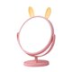 thumbnail image 1 of Espejo de maquillaje de escritorio redondo de dibujos animados lindo Espejo de tocador de un solo lado giratorio para encimera Escritorio Tocador de afeitado Tocador Oreja de conejo rosa Baoblaze Espejo para maquillarse, 1 of 7