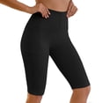 thumbnail image 3 of HAiming Women Bike Shorts Yoga Gym Leggings Workout Pants Comfy Solid Color High Waisted Athletic Pants with Pockets, 3 of 5