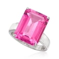 thumbnail image 4 of Ross-Simons 12.00 Carat Pink Topaz Ring in Sterling Silver, Women's, Adult, 4 of 7