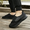 thumbnail image 6 of LASUDRAA Diabetic Adjustable Womens Shoes Lightweight Widen Sneakers for Swollen feet Black Size 5, 6 of 10