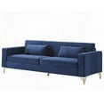 thumbnail image 2 of Modern Velvet 85.8" 3-Seater Sofa with Classic Appeal and Luxurious Softness, Easy to Maintain, 2 of 16