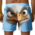 thumbnail image 4 of Men's Swim Trunks, Summer Shorts for Men with Pockets, Printed Beach Shorts Casual Swimwear, Quick Dry Lightweight Athletic Board Shorts with Drawstring Waist for Pool Gym Lounge, 4 of 6