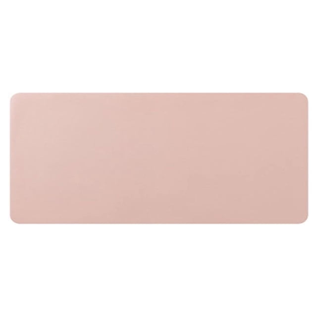 Seitruly Alfombrilla de ratón para trabajo de oficina PU impermeable a prueba de suciedad alfombrilla de ratón con forma de rectángulo para ordenador cartulina Rosa 60x30cm