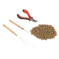 thumbnail image 3 of Tool Kit, Silicone Rings Lightweight Crochet Hair Bead Device Tool Kits Pulling Hook  For Barber Shop For Stylist 7, 3 of 8