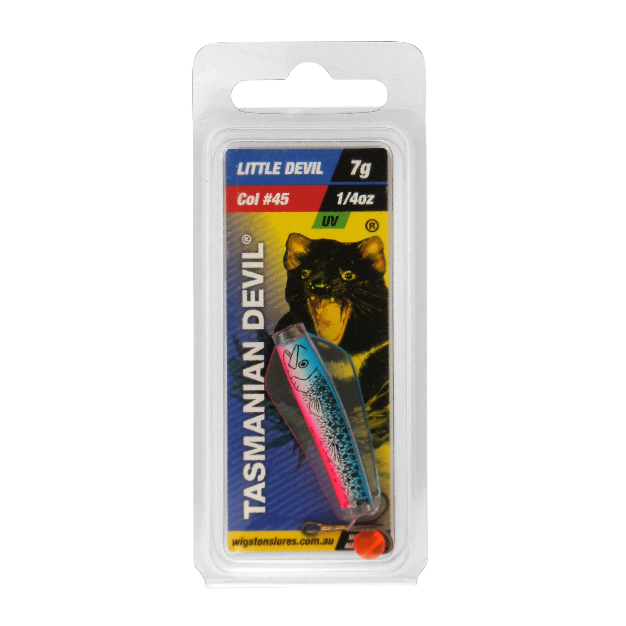 (2 pack) Little Tasmanian Devil Lure, Multi-Colored, 7g