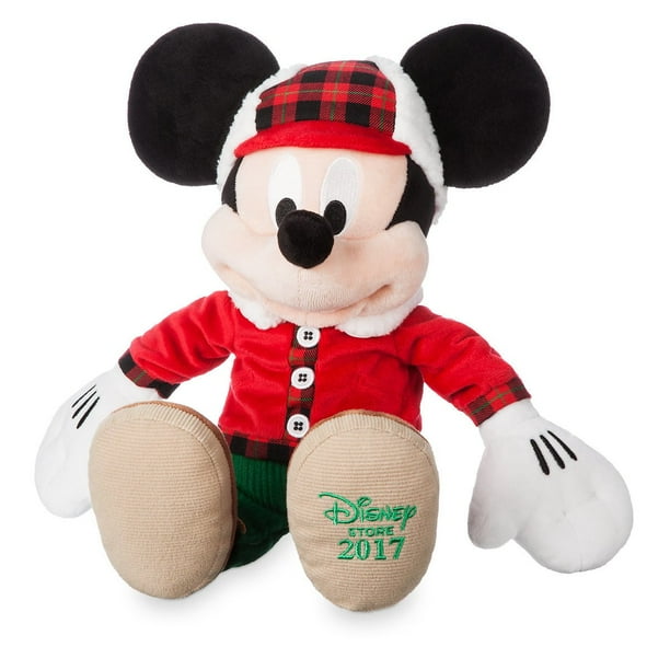 Disney Store 2017 Holiday Christmas Mickey Share the Magic Plush New