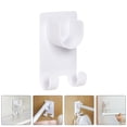 thumbnail image 3 of Miangastore Curtain Rod Holder White Abs General Users Home 2Pcs 4.1x2.4x0.8in, 3 of 8
