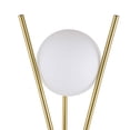 thumbnail image 6 of Coaster Yamileth Contemporary Metal Tripod Floor Lamp in Gold, 6 of 7