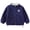 Navy Blue, variant on LYMAYTER Kids Girls Boys Fleece Jacket Youth Solid Color Warm Coats Toddler Long Sleeves Spring Fall Outerwear for 3-16 Years