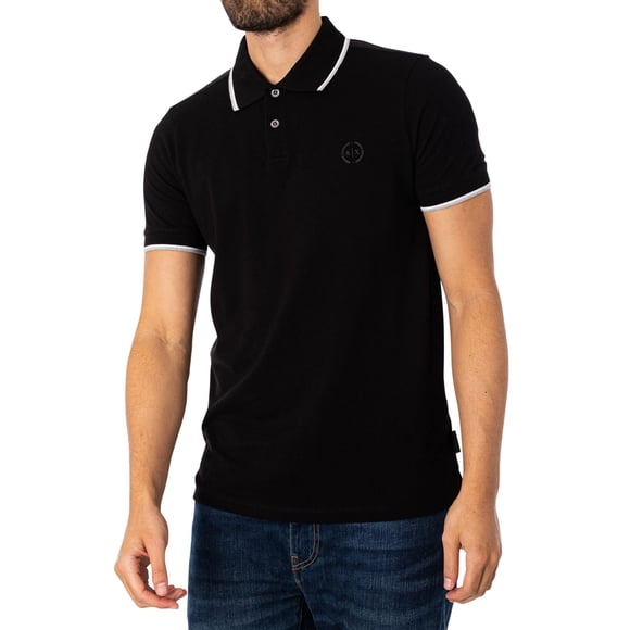 Polo A|X Armani Exchange de punto de manga corta para hombre
