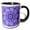 Black/White, variant on 3drose, Colorful Geometrical Dynamic Tiled Pattern Mosaic Background Design, 11oz Magic Transforming Mug