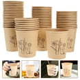 thumbnail image 2 of 150 vasos de papel desechables para el hogar, vasos de café resistentes al calor y vasos para bebidas., 2 of 7