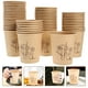 thumbnail image 2 of 150 vasos de papel desechables para el hogar, vasos de café resistentes al calor y vasos para bebidas., 2 of 7