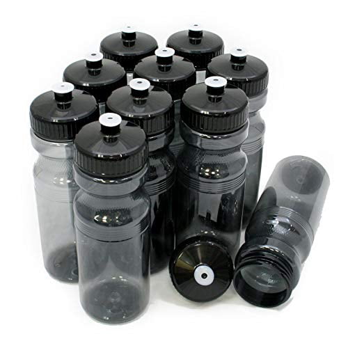 Rolling Sands 24oz Drink Bottles Charcoal (10 Pack)