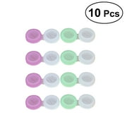 10pcs Contact Lenses Case Holder Storage Box Container for Home and Travel (Random Color)