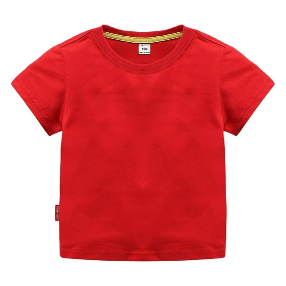 Gerichy Shirts for Boys Boys TshirtBoys And Girls' Classic Fit Crewneck T Shirt | Organic Cotton Soft Multi Pack Short Sleeve Basic Toddlers And Kids