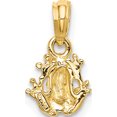thumbnail image 4 of 10K Textured Miniature Frog Charm Yellow Gold Material Ethereal Brilliant Alluring A thoughtful gift for anniversaries birthdays or special occasions, 4 of 4