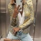 thumbnail image 4 of 2026 Women's Cardigan Long Sleeve Shiny Sequin Coat Open Front Casual Female Jacket, 4 of 5