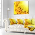 thumbnail image 2 of Designart Bright Yellow Sunflower Close Up - Floral Throw Pillow - 16x16, 2 of 4