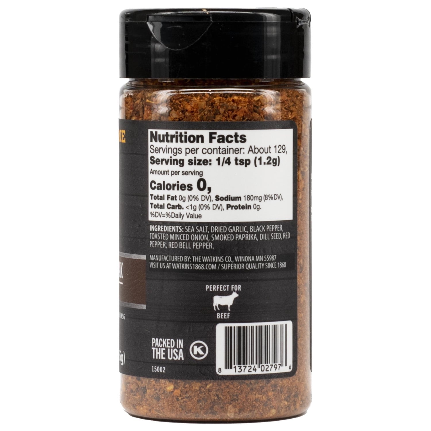 (6 pack) Yellowstone Cattleman Steak Rub, 5.4oz (Mixed Spices & Seasonings)