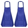 thumbnail image 1 of Unique Bargains 2pack Kitchen Cooking Aprons Polyester Art Aprons Pottery Apron Waterproof Artist Painting Apron Blue, 1 of 5