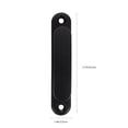 thumbnail image 2 of KALLORY Home Curtain Hooks Black Metal 2Pcs 3.7X1.4X1.2In, 2 of 8