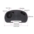 thumbnail image 3 of Redempat Black Light Weight And Wide Application Cup Holder For Chair With ABS Made Removable Chair Cup Tray, 3 of 6