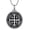 Style E, variant on Jerusalem Cross Necklace for Men 925 Sterling Silver Crusaders Jerusalem Cross Christians Jewelry Gifts for Men Father Husband