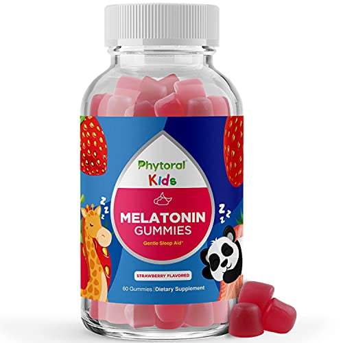 Kids Melatonin Gummy Vitamins 1mg Pure Melatonin Gummies for Kids