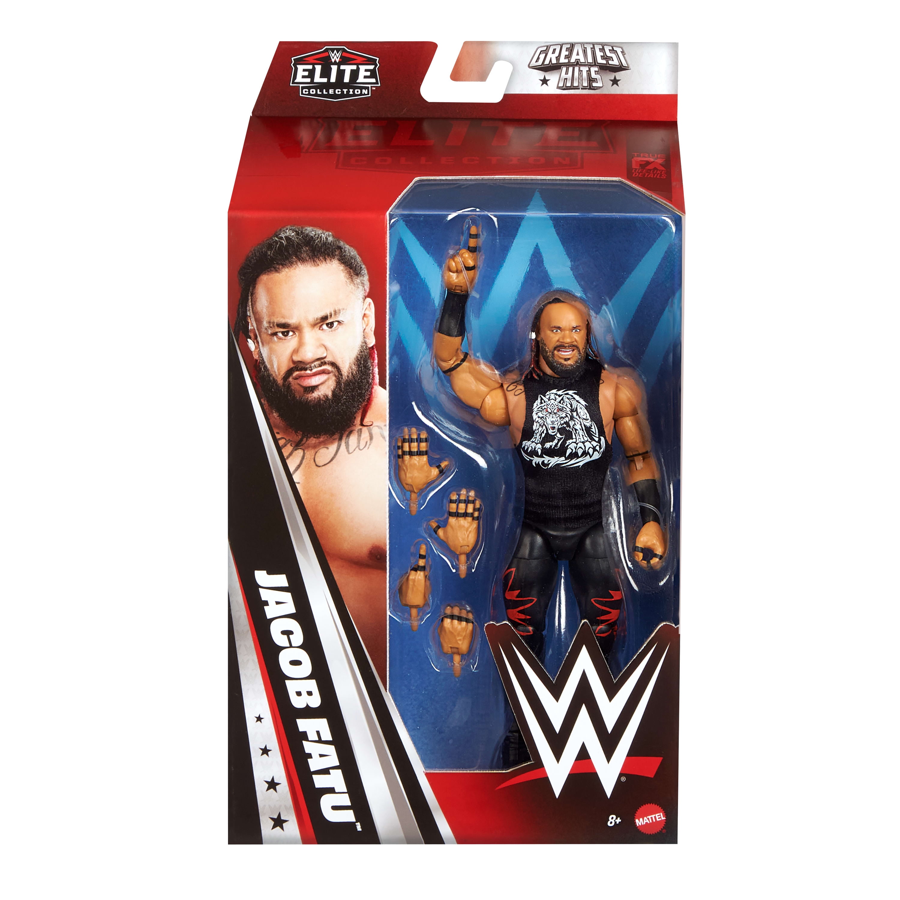 WWE-Élite Jacob Fatu-Figurine articulée