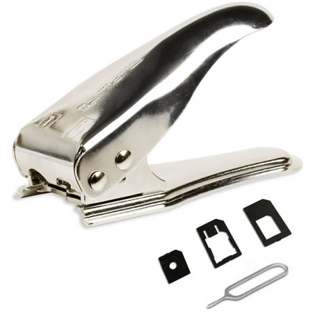 Sim Card For Samsung Edge 2 in 1 Micro Sim Cutter with Nano SIM Card SIM Adapter for iPhone 4/5/5S/6/ Samsung Galaxy S5/S4 Note 2/3/ Regular Sim ()
