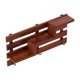 thumbnail image 5 of Estante de pared de madera de estilo vintage con gabinete compacto para decoración y exhibición del hogar, 5 of 8