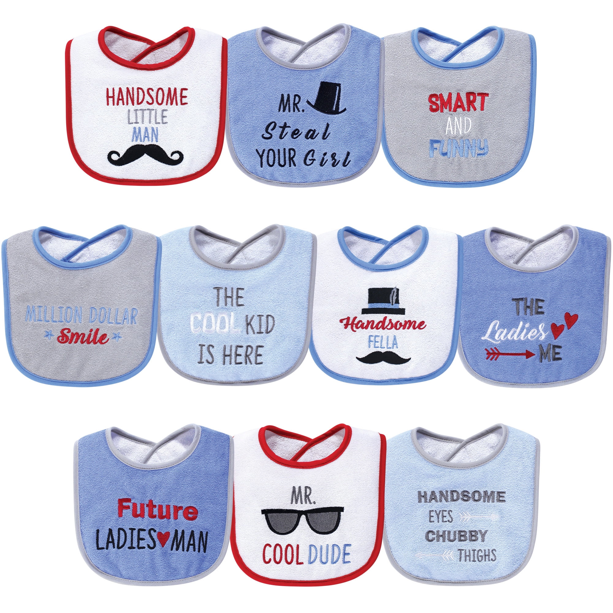 hudson baby drooler bibs