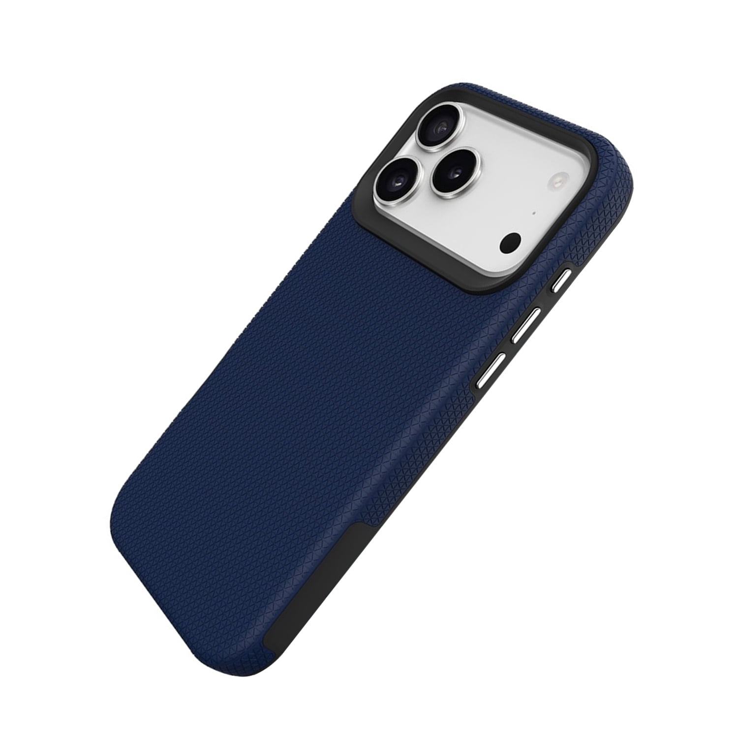 Dual Layer Protective Phone Case for iPhone 17 Pro Max - Blue