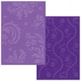 thumbnail image 2 of Sizzix Textured Impressions A6 Embossing Folders 2/Pkg-Damask & Beaded Floral Stripe, 2 of 2