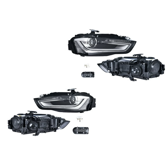 Par de FAROS A4 2013 al 2016 AUDI DEPO  .