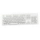 thumbnail image 1 of Teclado mecánico redondo de cristal, juego completo de 108 teclas, teclado para juegos de 12,6 cm x blanco, 1 of 9